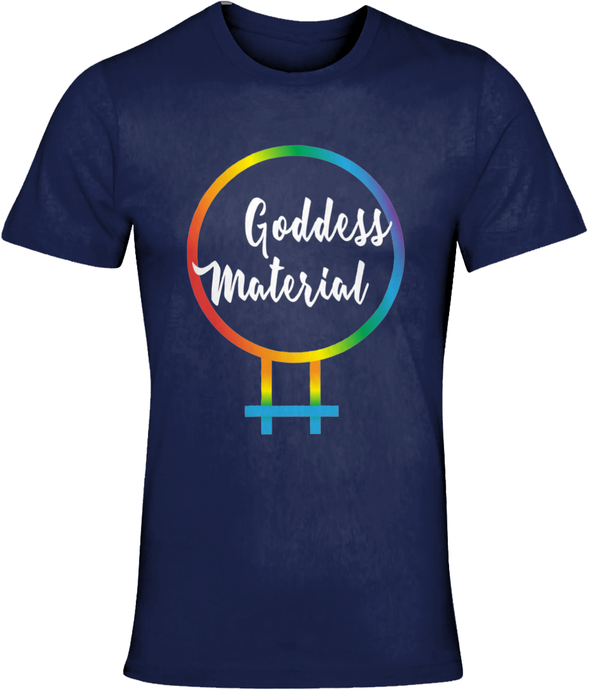 Unisex Crew Neck T-Shirt - Goddess Material.