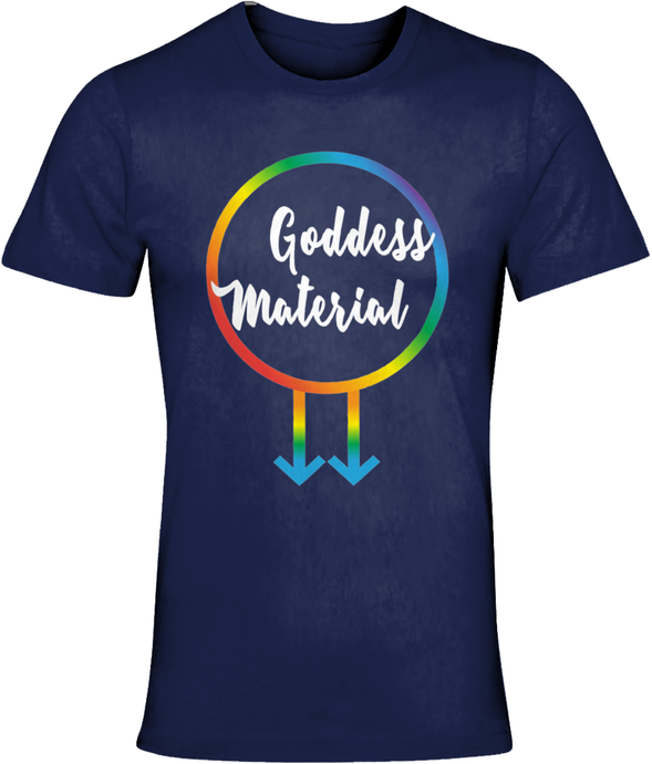 Unisex Crew Neck T-Shirt - Goddess Material.