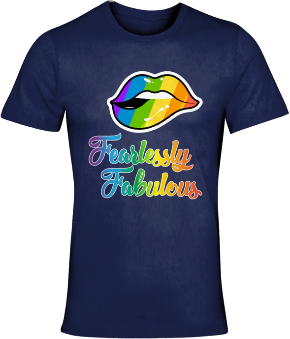 Unisex Crew Neck T-Shirt - Fearlessly Fabulous.